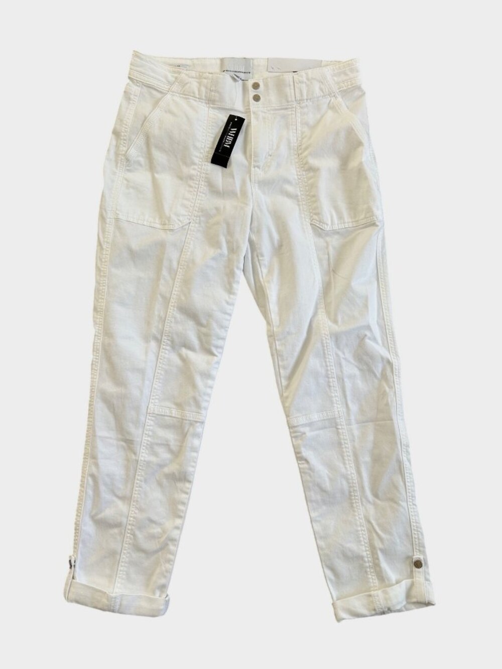 White House Black Market Women's Sz 6R Mid-Rise Straight Crop Pants